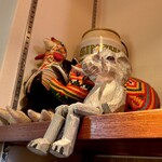 カフェモン - アンニュイに佇む木彫りの象さん、カワユス♡