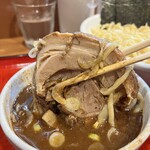 めん和正 - ✅つけ麺中盛り(1.5玉)¥950
　※今回も定番の『ネギ多め』も申告❣️