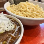 めん和正 - ✅つけ麺中盛り(1.5玉)¥950
　※今回も定番の『ネギ多め』も申告❣️