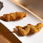 串揚げ 勝 - えびしそ巻き、国産牛串