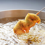 串揚げ 勝 - えびしそ巻き