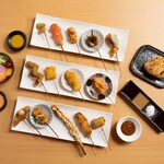 串揚げ 勝 - 串揚げ、調味料