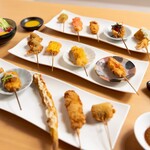 串揚げ 勝 - 串揚げ、調味料