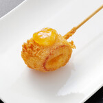 串揚げ 勝 - クリームチーズベーコン巻き