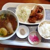 太閤 - ラーメン唐揚げセット