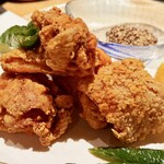 くいもんや す多ち - 鶏もも竜田揚げ