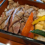 軽井沢72ゴルフ東コースレストラン - 国産牛ステーキ重