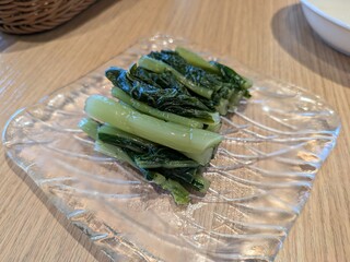 카루이자와 72 골후 히가시 코스 레스토랑 - 野沢菜漬け