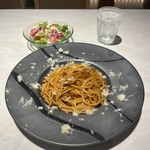 DINING土間 - ボロネーゼ＋サラダセット