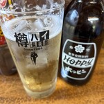 大衆あさひ - まずはホッピー