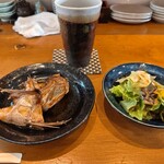 漁師寿司 海蓮丸 - 寿司ランチ（鯛のあら煮と野菜サラダ）