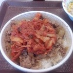 すき家 - キムチ牛丼