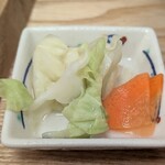 熟成とんかつ フライ家 - 漬物