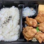 喜ら功 - からあげ弁当600円 ニンニクバリ効き