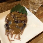 金時 - (生)ほたるイカ刺 酢味噌で