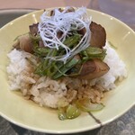 中華そば 深緑 - もろみポーク炙り焼丼　500円