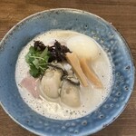 㐂九八 - 特製牡蠣そば　¥1600