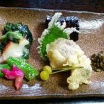 水月庵 - 山菜の天ぷらおいしかったよ！