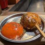 YAKITORI DINER THE HICKORY BIRD - つくね　BBQ月見