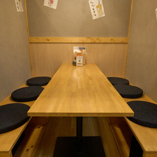 個室完備◎少人数から大人数まで対応可能で各種宴会にも最適