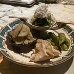 飯酒トモエ - 前菜3種