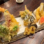 よし房 凛 - 天ぷら盛り合わせ