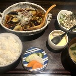 和食厨房 ゆず - 茄子の揚げ出し御膳　デザート付き　¥1,320-