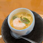 マハロ大人の隠れ家 大名店 - 野菜餡かけ茶わん蒸し