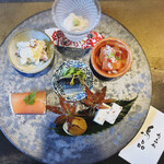 鳥品 - 【2025/10】季節の前菜の盛り合わせ