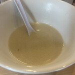 らーめんMAIKAGURA - 麺が無くなる頃にはこの色