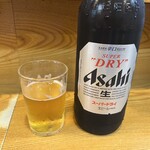 正宗屋 - 瓶ビール 大（アサヒスーパードライ） 1本目