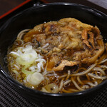 立喰いそば梅市 - ゲソかき揚げそば＠税込650円