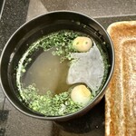 おつな寿司 - おぼろ昆布のお吸い物