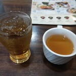 ジョナサン 用賀店 - 爽健美茶とスープ