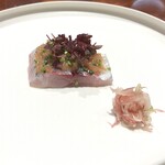 馳走西健一 - 泳がせアジのマリネ