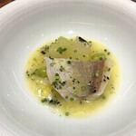 馳走西健一 - 泳がせハナダイのスープ仕立て