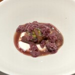 馳走西健一 - イチジクのコンポート、赤ワインのジュレ