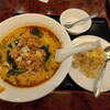 味の初 - 8.胡麻担々麺＋半チャーハン　900円