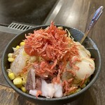 月島もんじゃ わらしべ  - わらしべスペシャルもんじゃ焼き