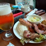 シュラスコレストランALEGRIA - ランチビールは330円