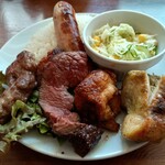 シュラスコレストランALEGRIA - ミックスプレートもお肉十分