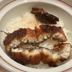 炭焼うな富士 - 鰻肝と鰻まぶし