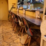 ガレットcafe すきまのじかん ルールヴィッド - 店内奥のカウンター席