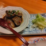 シンスケ - 鶏もつのウスター煮