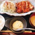 黒酢チキン南蛮定食 たかもとや - 料理写真: