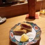 田町鮨 惠万 - 気仙沼のカツオをレア揚げ