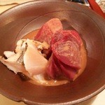 菜の花 - 14.10.30 旬の魚ごまだれづけ