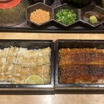 炭焼ひつまぶし鰻 むなぎ - 食べくらべ紅白重く二段重＞(6890円)