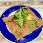 金凰亭 - 料理写真:麓山高原豚自家製パンチェッタとドライトマトのガレット