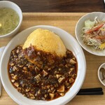 中華上原 - 麻婆オム丼